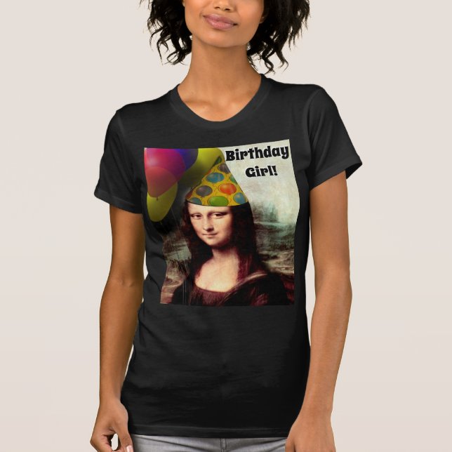 Camiseta Cumpleaños de la Mona Lisa (Anverso)