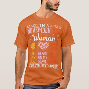 Camiseta Cumpleaños De La Mujer En Noviembre De 1957 63 Año