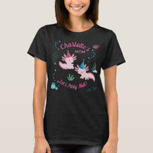 Camiseta Cumpleaños de la niña Ajolote Cumpleañera Mamá Fie