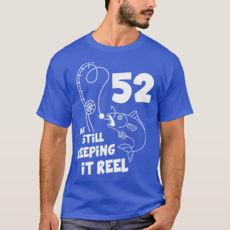 Camiseta Cumpleaños de la Pesca 52.º Regalo de cumpleaños d