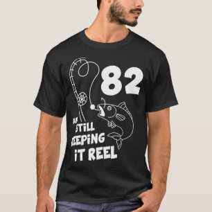 Camiseta Cumpleaños de la Pesca 82.º Regalo de cumpleaños d