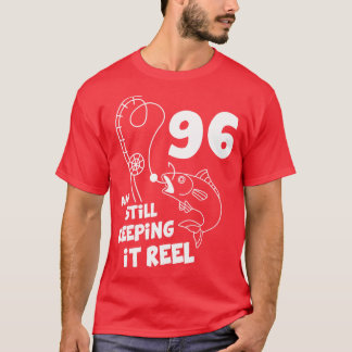 Camiseta Cumpleaños de la Pesca 96.º Regalo de cumpleaños d
