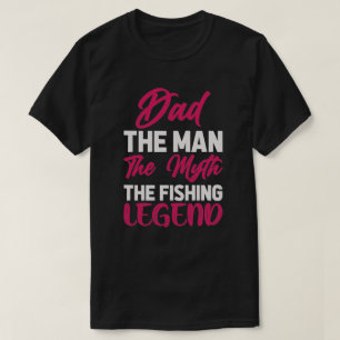 Camiseta Cumpleaños de la pesca de papá o Día del Padre