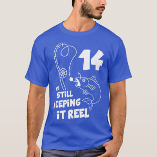 Camiseta Cumpleaños de la Pesca Regalo de cumpleaños 14 de