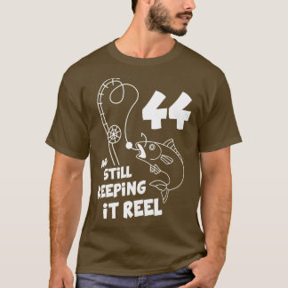Camiseta Cumpleaños de la Pesca Regalo de cumpleaños 44 de