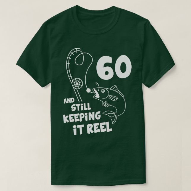 Camiseta Cumpleaños de la Pesca Regalo de Cumpleaños 60 de  (Diseño del anverso)