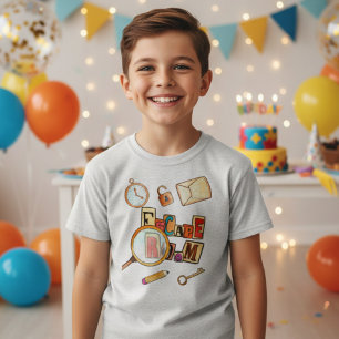 Camiseta Cumpleaños de la sala de escape