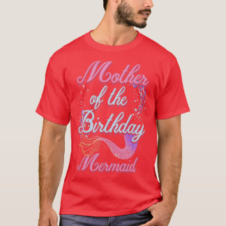 Camiseta Cumpleaños de la sirena, mamá 1