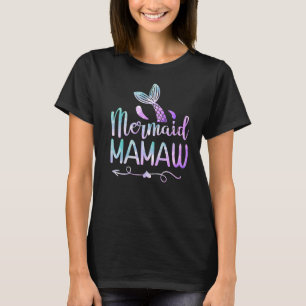 Camiseta Cumpleaños de la Sirena Mamaw