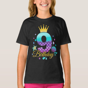Camiseta Cumpleaños de la Sirenita 9