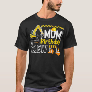 Camiseta Cumpleaños de la tripulación de cumpleaños de mamá