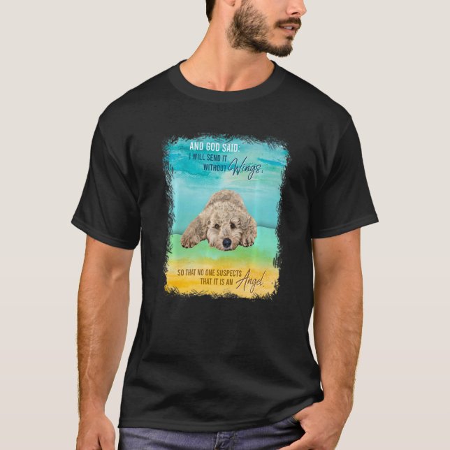 Camiseta Cumpleaños De Labradoodle Para Niños Adolescentes  (Anverso)