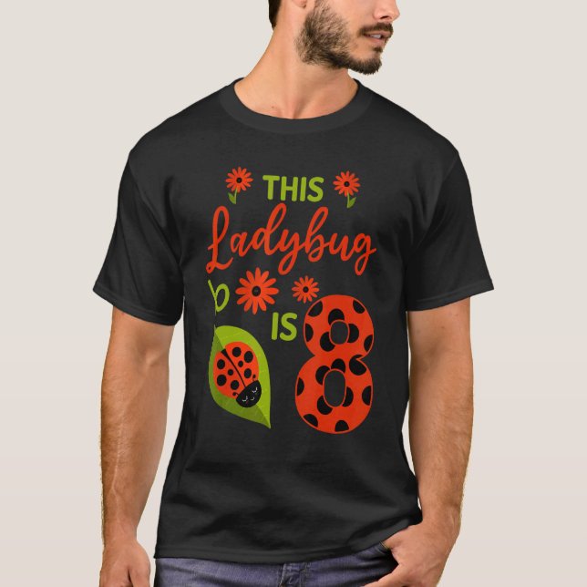 Camiseta Cumpleaños De Ladybug Esta Pareja De Ladybug Tiene (Anverso)