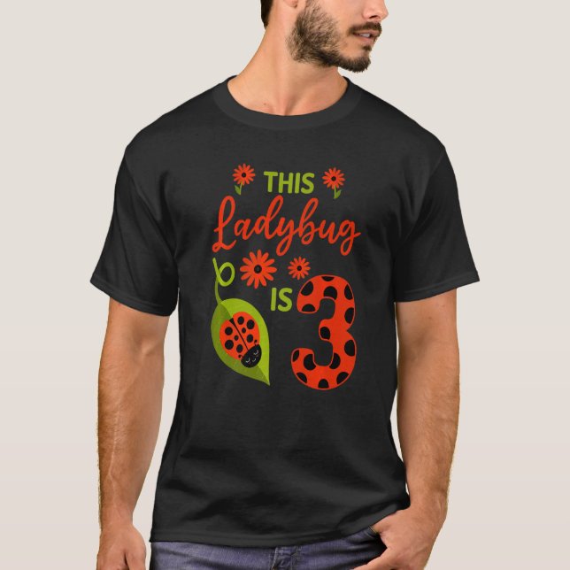 Camiseta Cumpleaños De Ladybug Esta Pareja De Ladybug Tiene (Anverso)