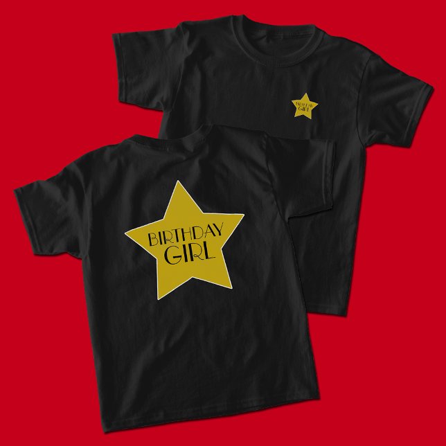 Camiseta Cumpleaños De Las Estrellas De Hollywood De Oro Y  (Subido por el creador)