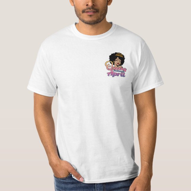 Camiseta Cumpleaños De Las Mujeres De Abril Para Las Mujere (Anverso)