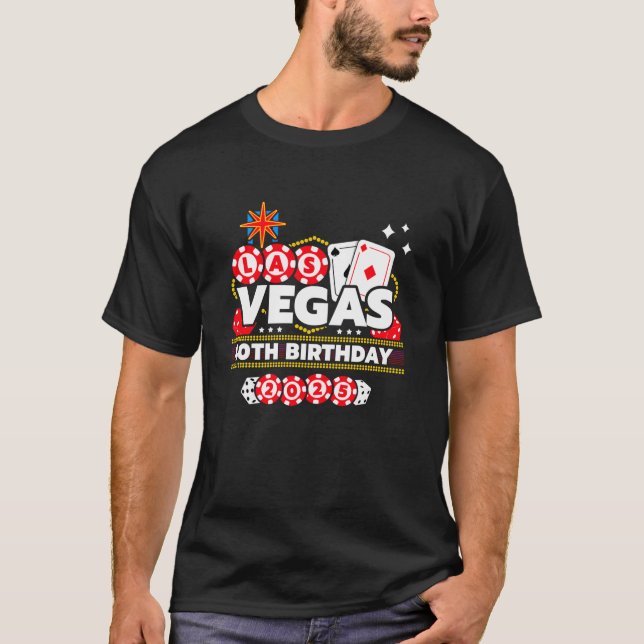 Camiseta Cumpleaños de Las Vegas 40 cumpleaños Cumpleaños d (Anverso)