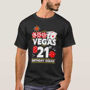 Camiseta Cumpleaños de Las Vegas - Cumpleaños 21 de Las Veg