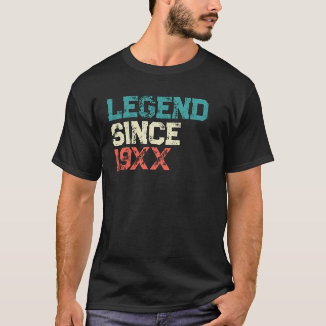 Camiseta Cumpleaños de Leyenda Personalizada (Anverso)