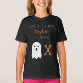 Camiseta Cumpleaños de Little Boo Ghost Halloween