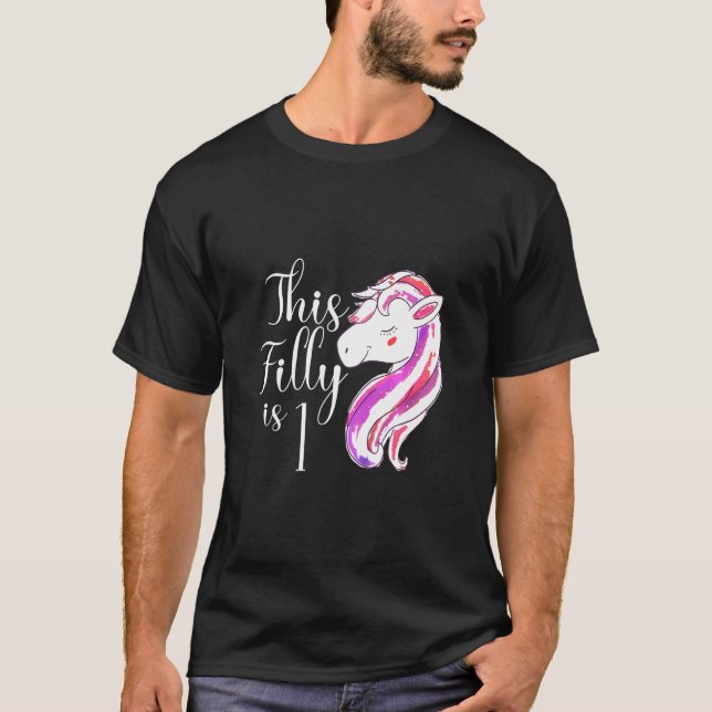 Camiseta Cumpleaños de los Caballos Pony Riding Temática St (Anverso)