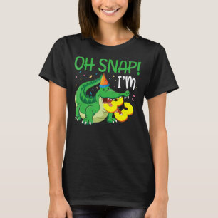 Camiseta Cumpleaños de los cocodrilos Oh Dios, tengo 33 año
