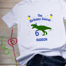 Camiseta Cumpleaños de los niños de los dinosaurios "Birthd