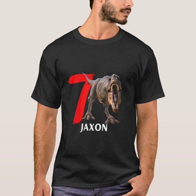 Camiseta Cumpleaños de los Niños Jaxon (Anverso)