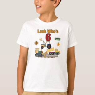 Camiseta Cumpleaños de los vehículos de la construcción 