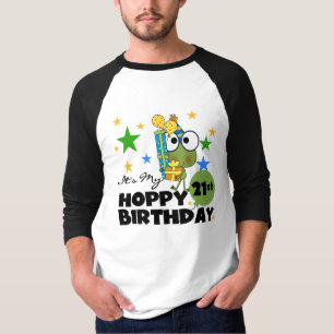 Camiseta Cumpleaños de lúpulo de Froggie 21ro