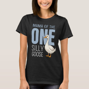 Camiseta Cumpleaños de Mamá Azul Personalizada del Ganso To
