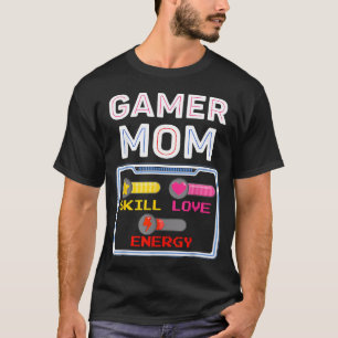 Camiseta Cumpleaños de mamá jugadora de videojuegos para ni
