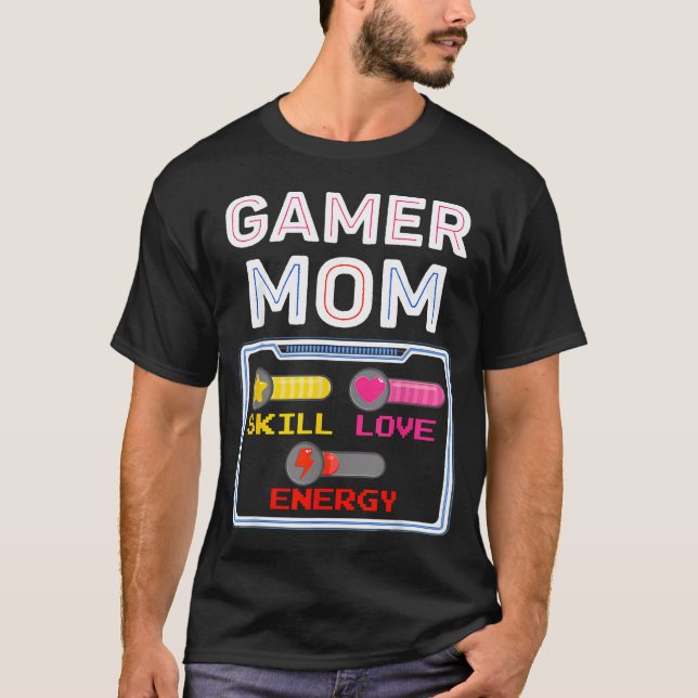 Camiseta Cumpleaños de mamá jugadora de videojuegos para ni (Anverso)