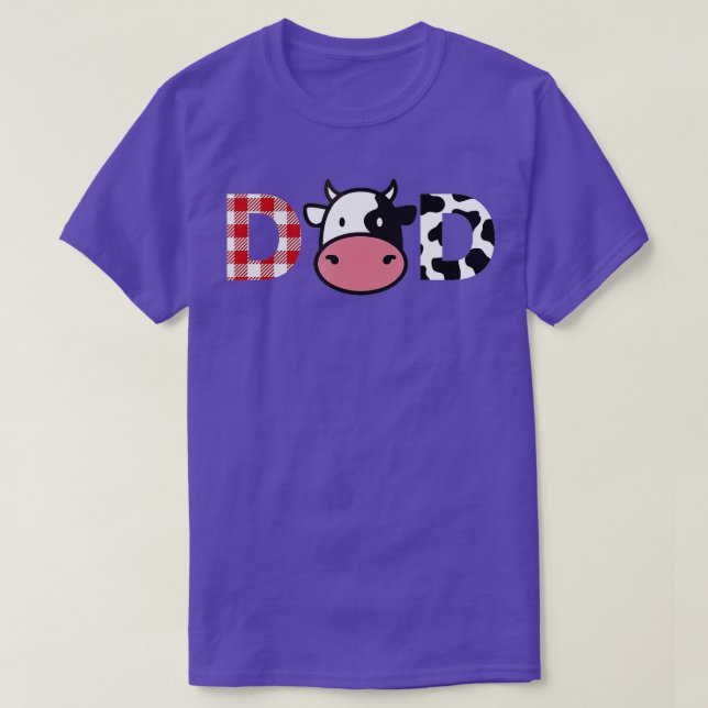 Camiseta Cumpleaños de mamá o papá de vaca, fiesta de cumpl (Diseño del anverso)