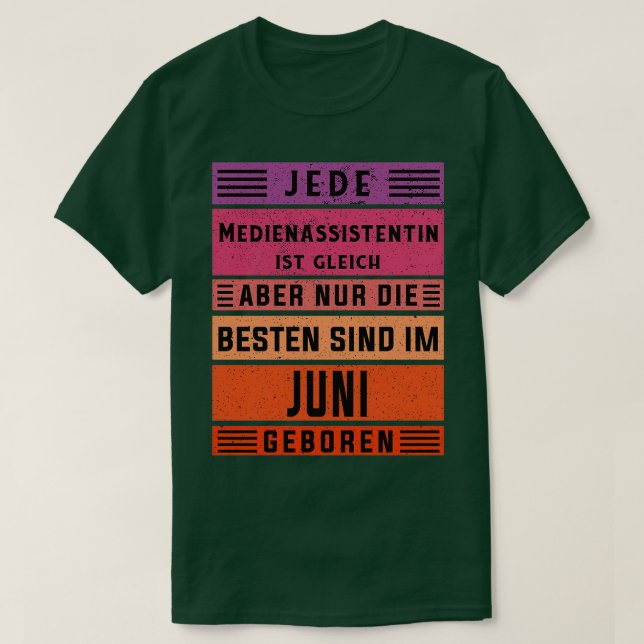 Camiseta Cumpleaños de marketing Asistente para medios de c (Diseño del anverso)