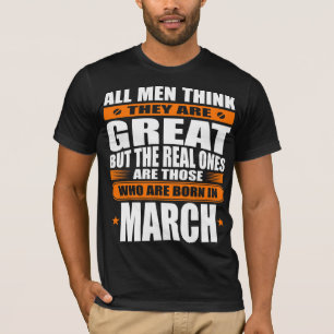 Camiseta Cumpleaños de marzo