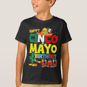 Camiseta Cumpleaños De Mayo A Papá Feliz Cumpleaños Padre M