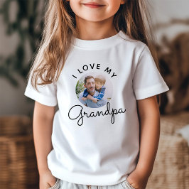 Camiseta Cumpleaños de mi abuelo con foto personalizada