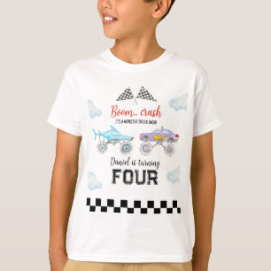 Camiseta Cumpleaños de Monster Truck