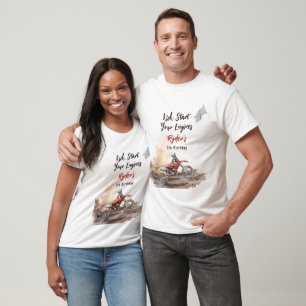 Camiseta Cumpleaños de moto de cross de cualquier edad