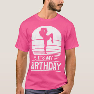 Camiseta Cumpleaños de Muay Thai Kickboxer