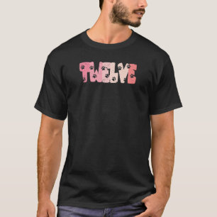 Camiseta Cumpleaños de niña de 12 años con pata de perro li