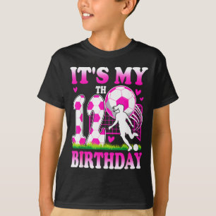 Camiseta Cumpleaños de niña de 12 años fiesta temática de f