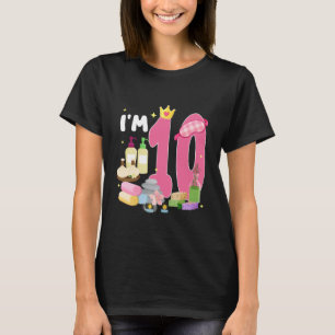 Camiseta Cumpleaños de niñas de 10 años tema spa