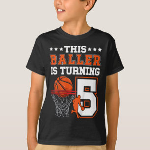Camiseta Cumpleaños de niños 5º boceto jugador de 5 años de