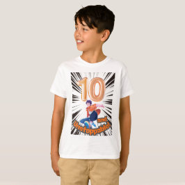 Camiseta Cumpleaños de niños de 10 años y sin parar