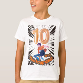 Camiseta Cumpleaños de niños de 10 años y sin parar
