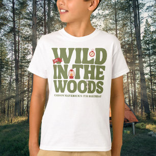 Camiseta Cumpleaños de niños felices campistas