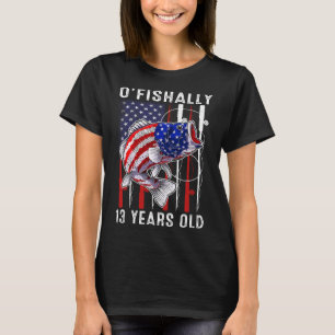 Camiseta Cumpleaños de niños oficialmente 13 años cumpleaño