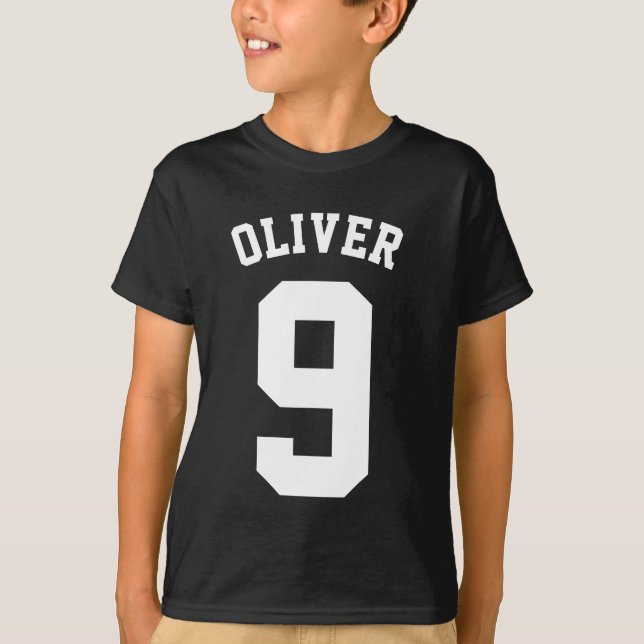 Camiseta Cumpleaños de Niños Personalizados (Anverso)